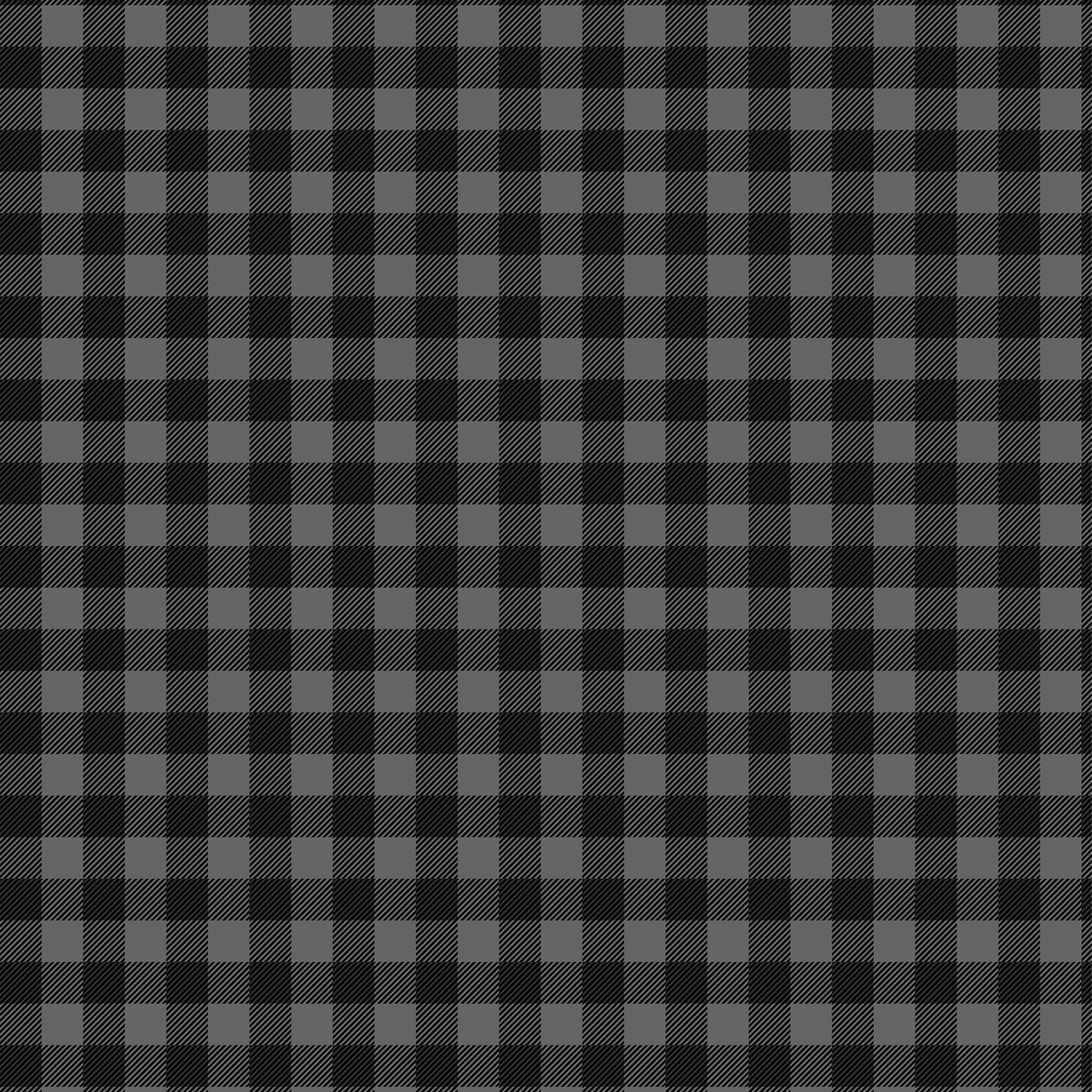 Buffalo Check - Black - 44" Wide - Wilmington