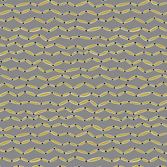 Frond - Grey Chain - 44" Wide - Andover Fabrics
