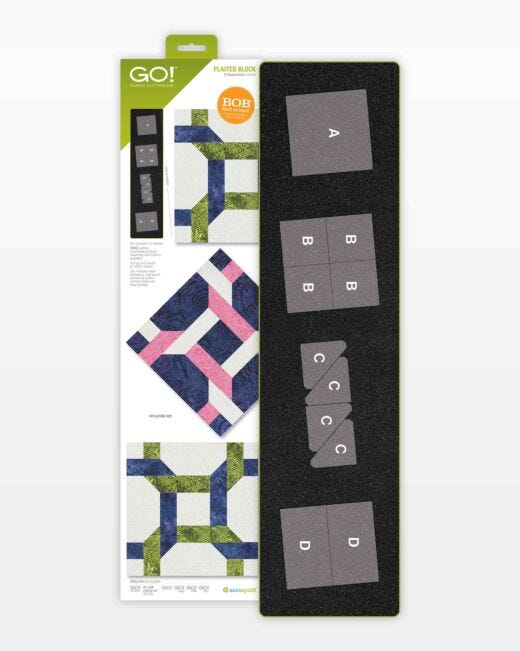 GO! Plaited Block - 12" Finished (#55606)