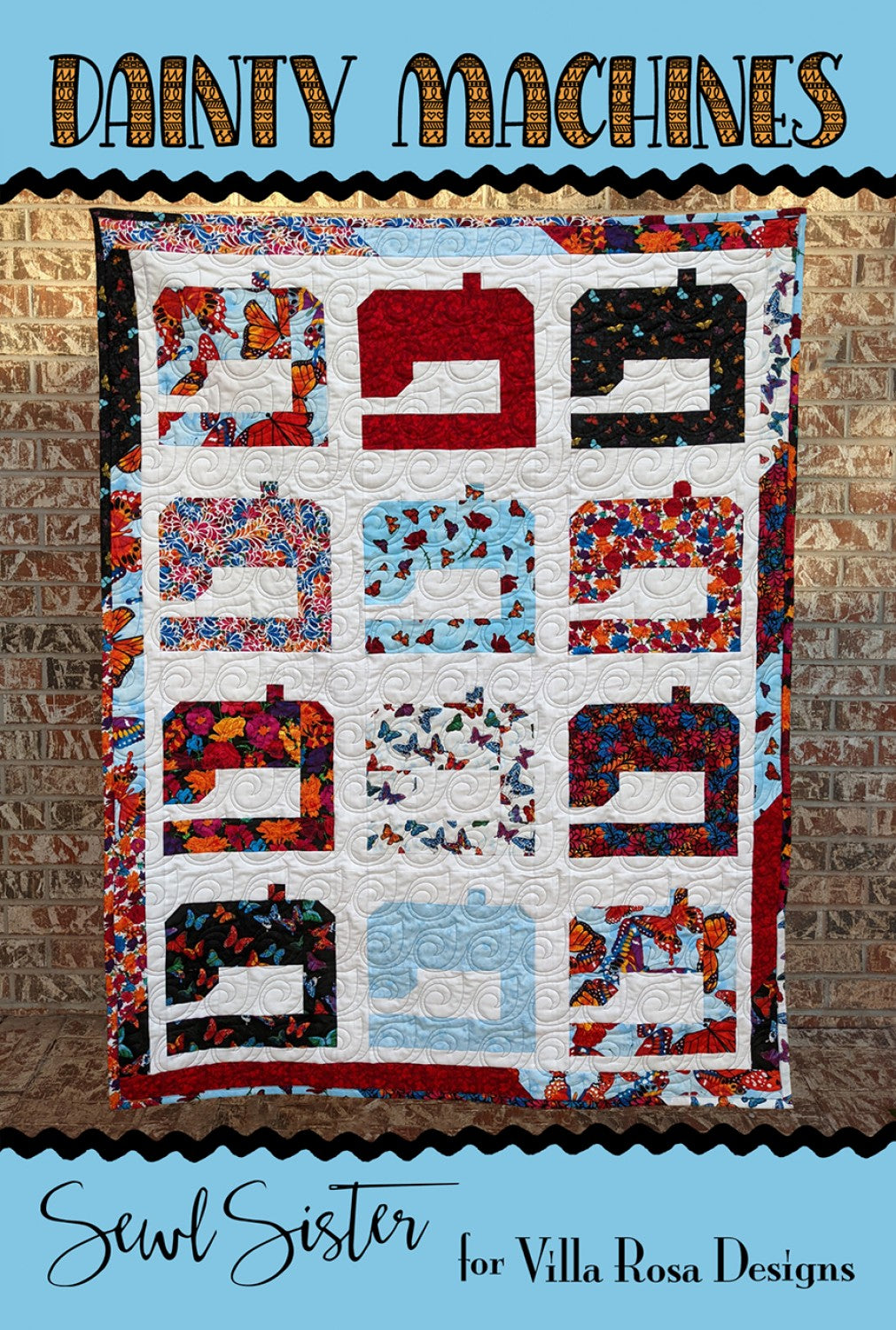 Dainty Machines - Quilt Pattern - Villa Rosa Designs