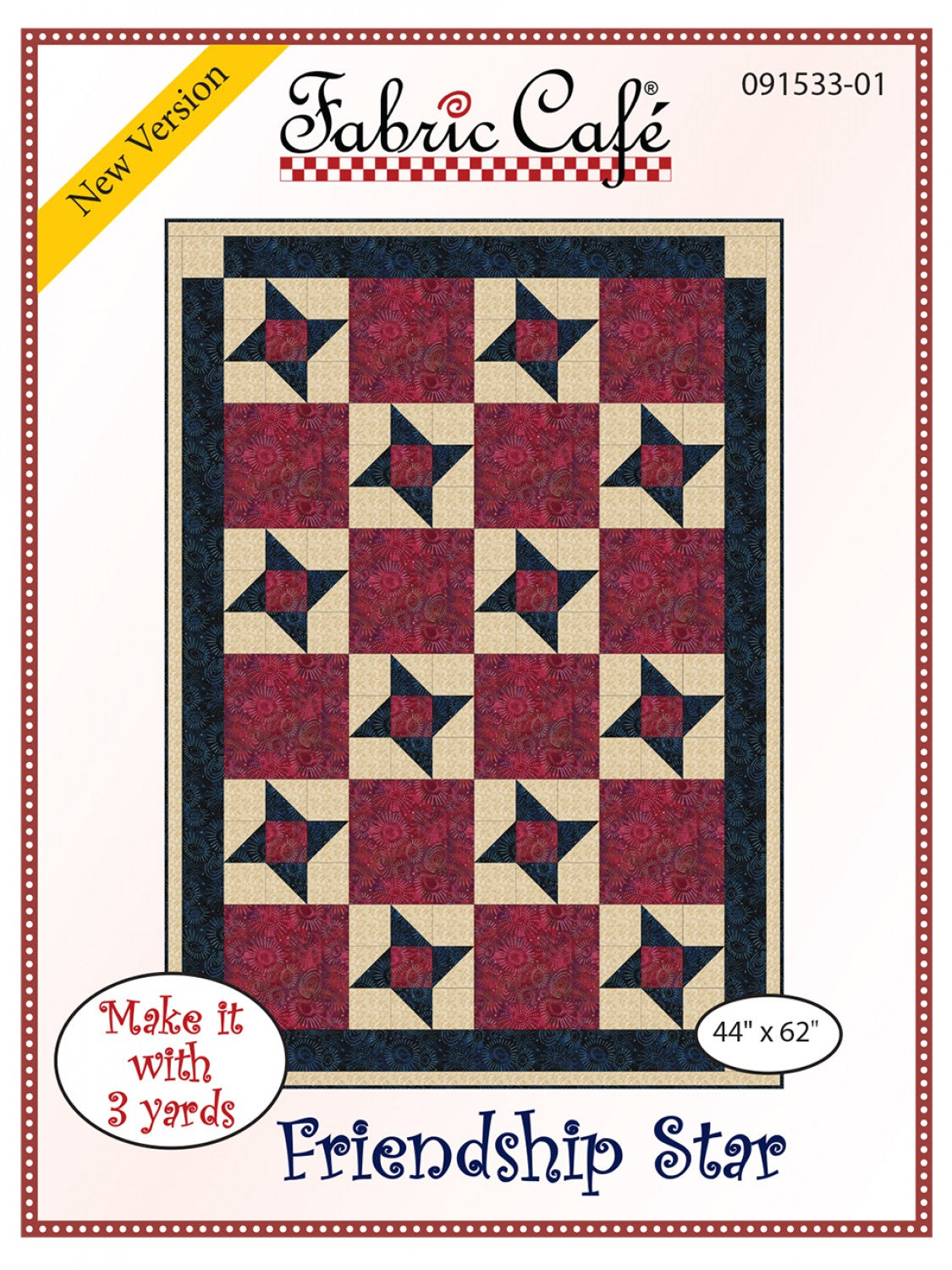 Friendship Star - Quilt Pattern - Fabric Cafe