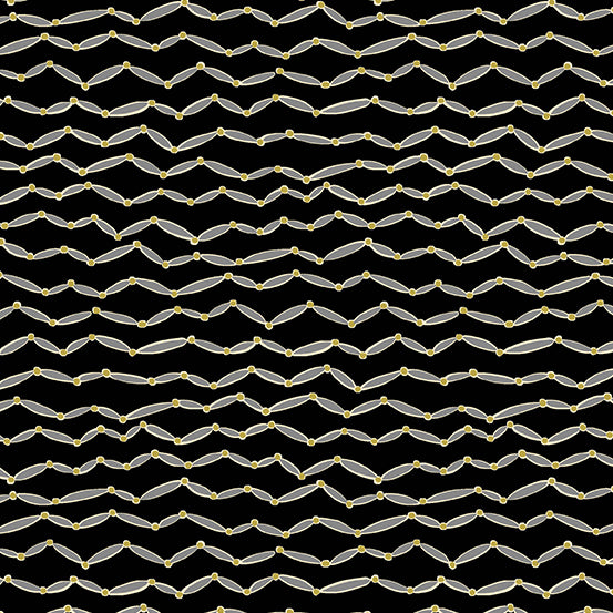 Frond - Black Chain - 44" Wide - Andover Fabrics