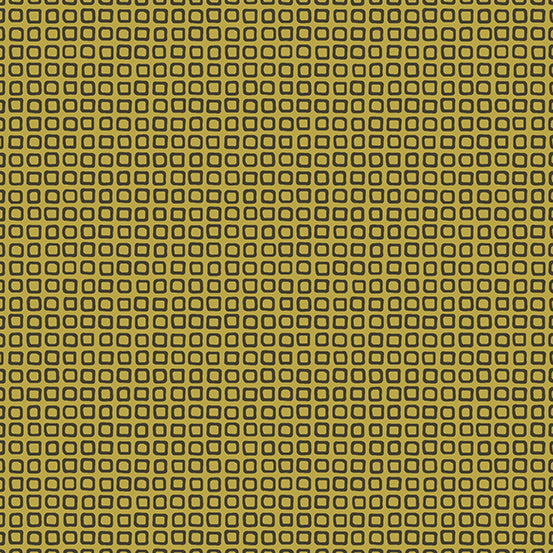 Frond - Yellow Squares - 44" Wide - Andover Fabrics