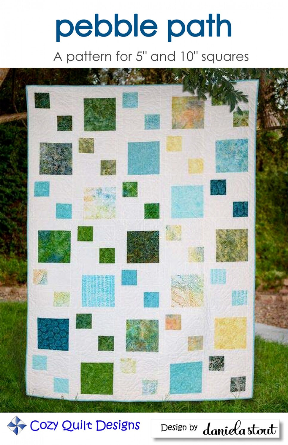 Pebble Path Pattern - Quilt Pattern - Cozy Quilt Designs