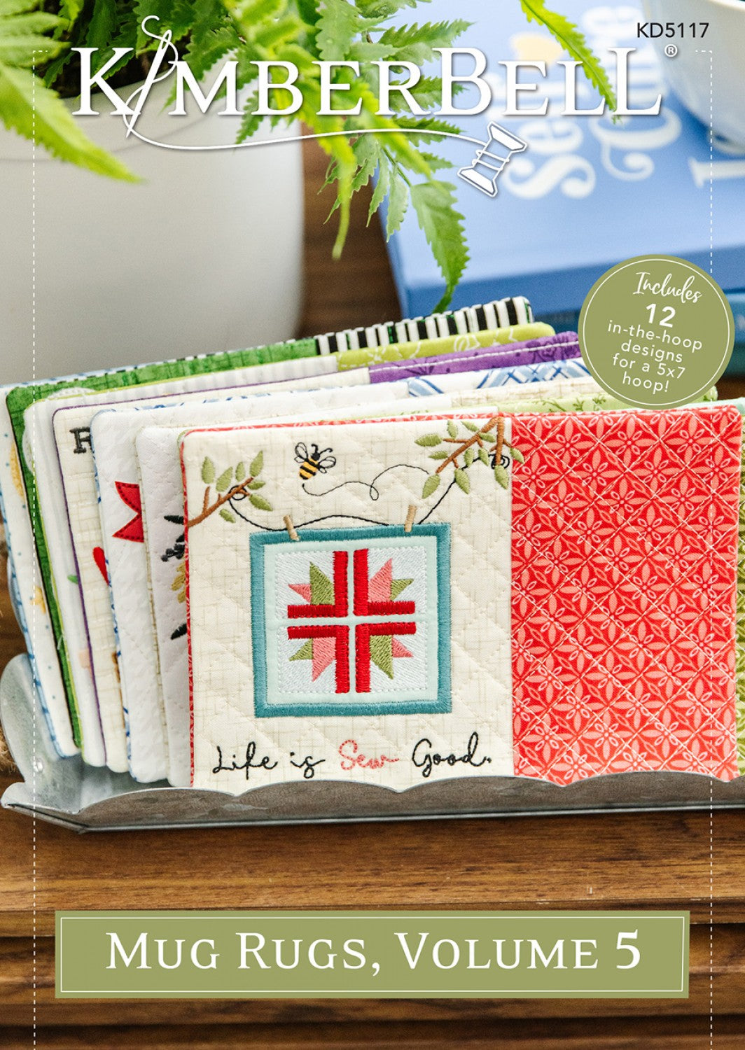 Mug Rugs - Volume 5 - Machine Embroidery CD - Kimberbell