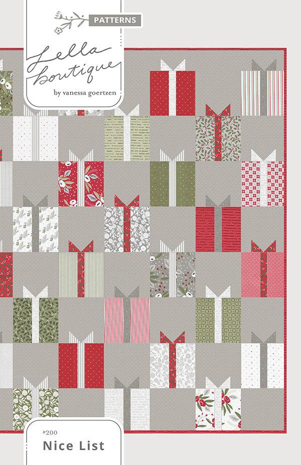Nice List by Lella Boutique - Quilt Pattern - Moda - Kawartha Quilting and Sewing LTD.
