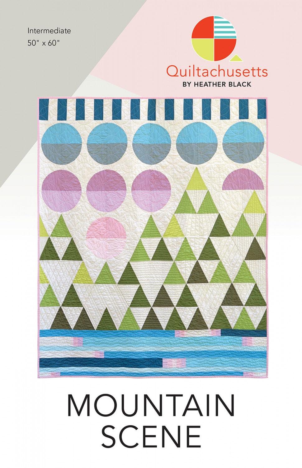 Mountain Scene - Quilt Pattern - Quiltachusetts - Kawartha Quilting and Sewing LTD.