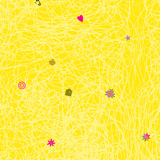 Thicket by Allison Glass - Found Sunshine - 44" Wide - Andover Fabrics
