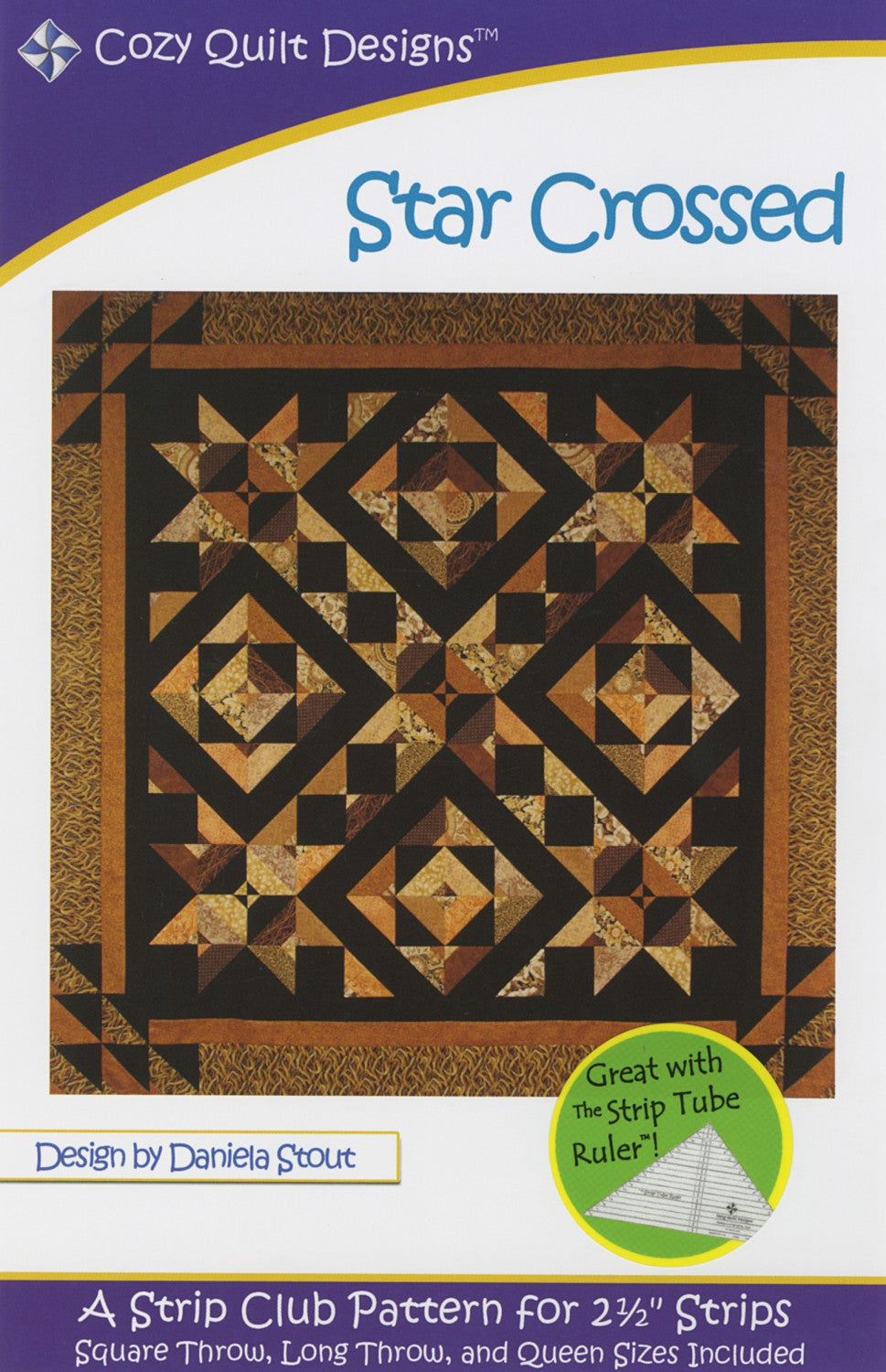 Star Crossed Pattern - Quilt Pattern - Cozy Quilt Designs