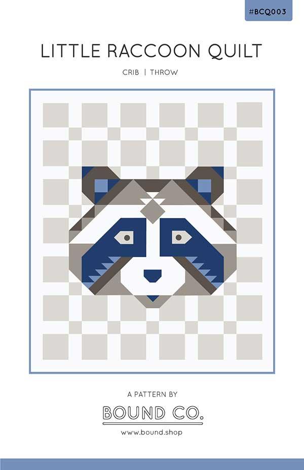 Little Raccoon by Annie Brady - Quilt Pattern - Moda - Kawartha Quilting and Sewing LTD.