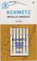 Aiguilles Métalliques Schmetz Lot De 5 - Taille 90/14 (grosse), Grand œil Pour Fils épais, Métalliques - 7
