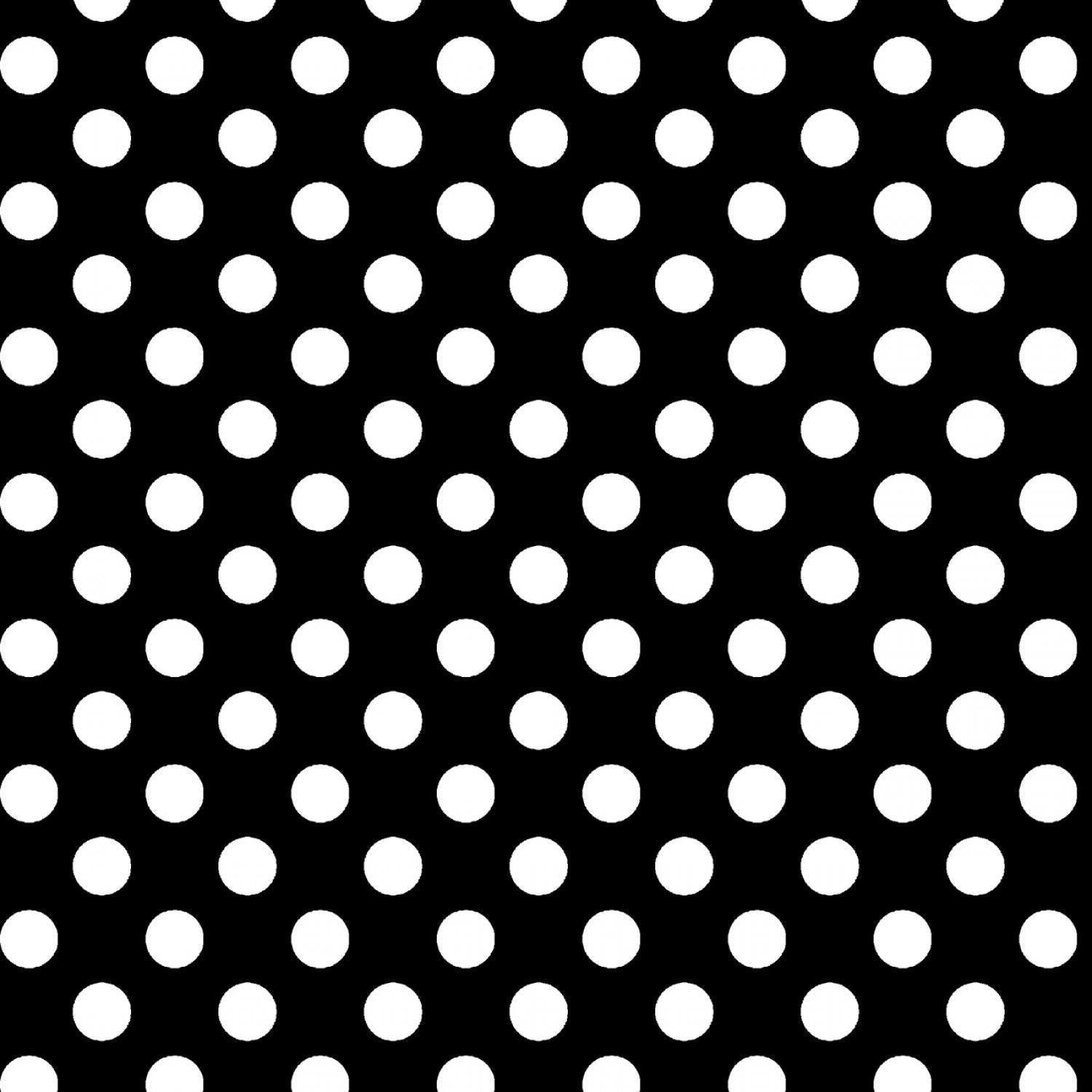 Dots - Black - 44" Wide - Kimberbell Basics - Kawartha Quilting and Sewing LTD.