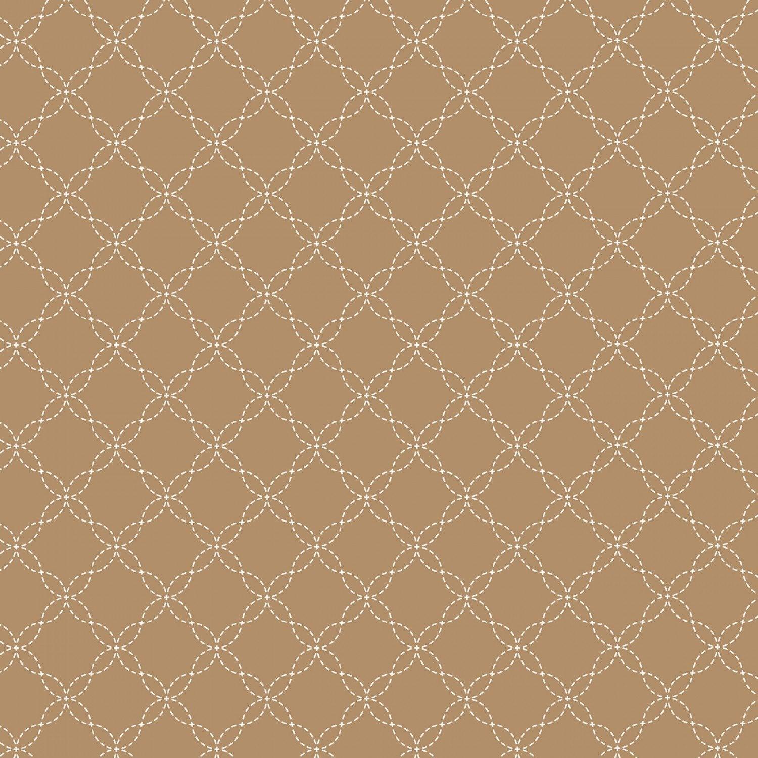 Lattice - Brown - 44" Wide - Kimberbell Basics - Kawartha Quilting and Sewing LTD.