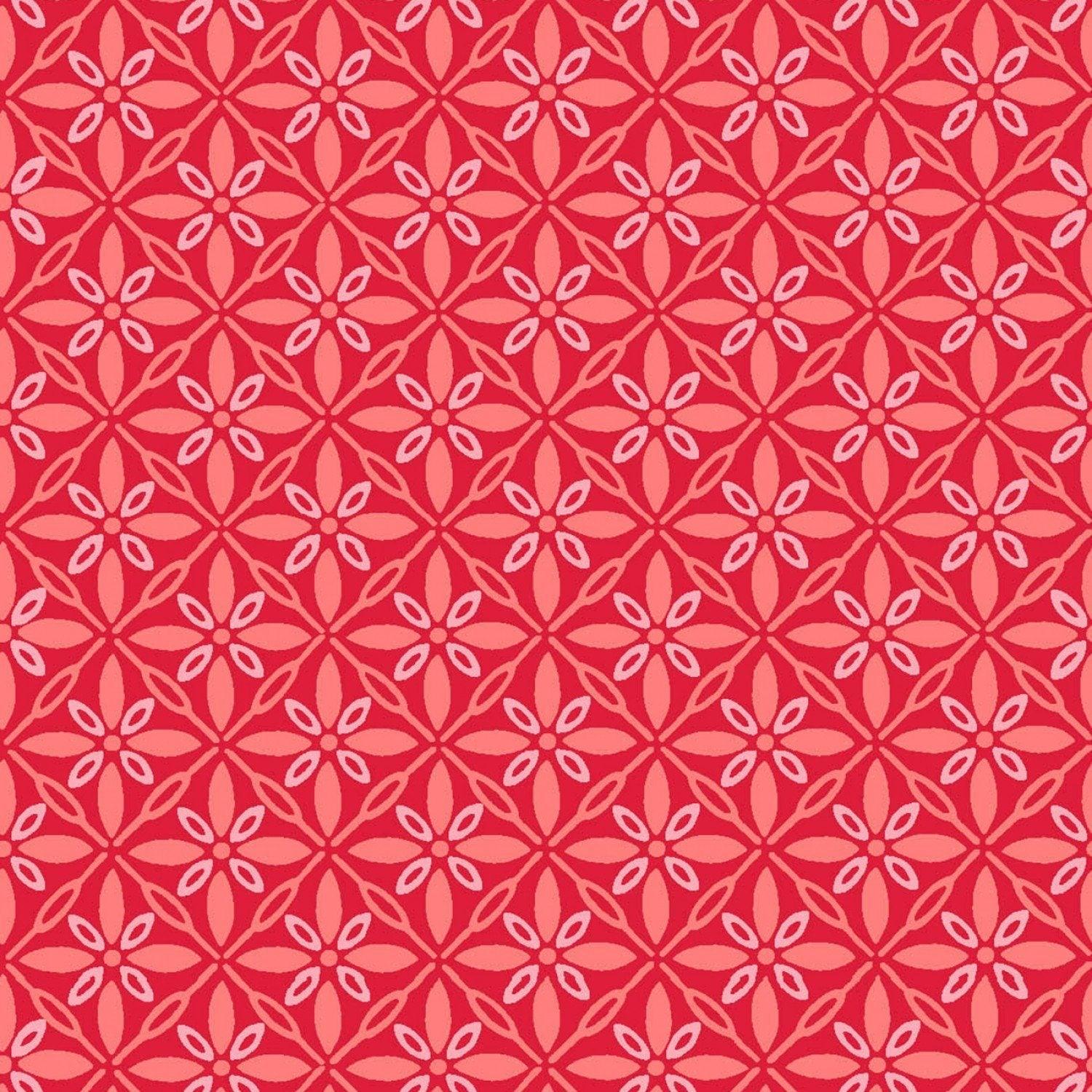 Tufted Star - Red - 44" Wide - Kimberbell Basics - Kawartha Quilting and Sewing LTD.