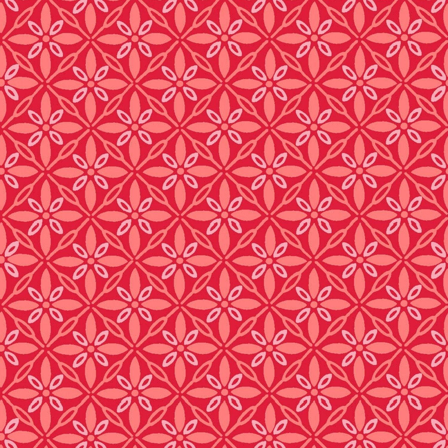 Tufted Star - Red - 44" Wide - Kimberbell Basics - Kawartha Quilting and Sewing LTD.