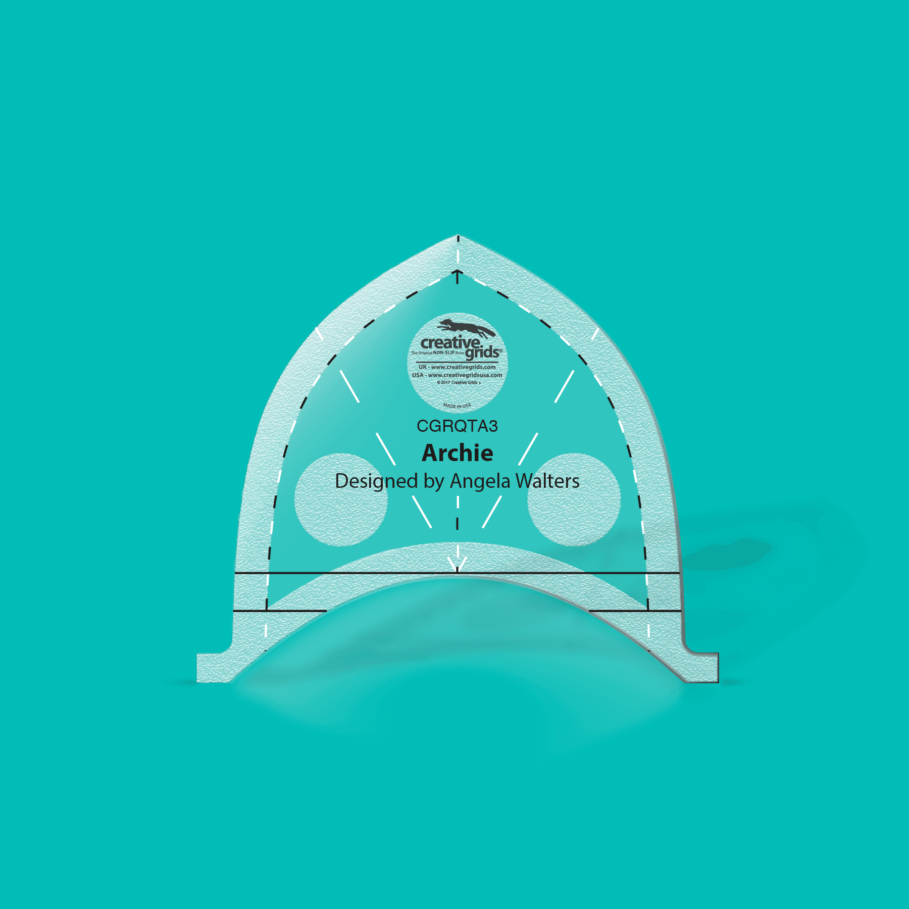 Archie by Creative Grids and Angela Walters - Kawartha Quilting and Sewing LTD.