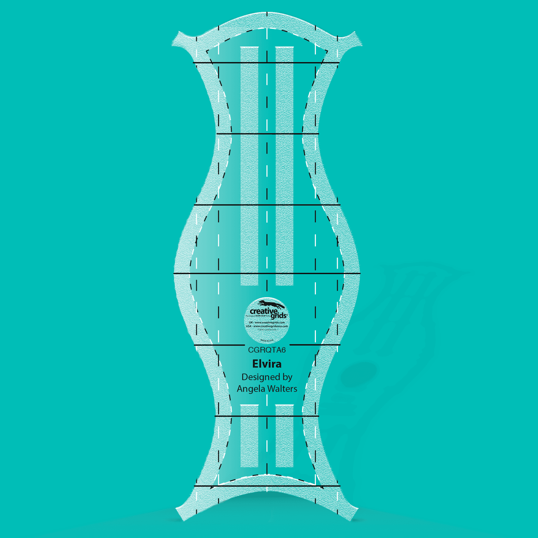 Elvira by Creative Grids and Angela Walters - Kawartha Quilting and Sewing LTD.