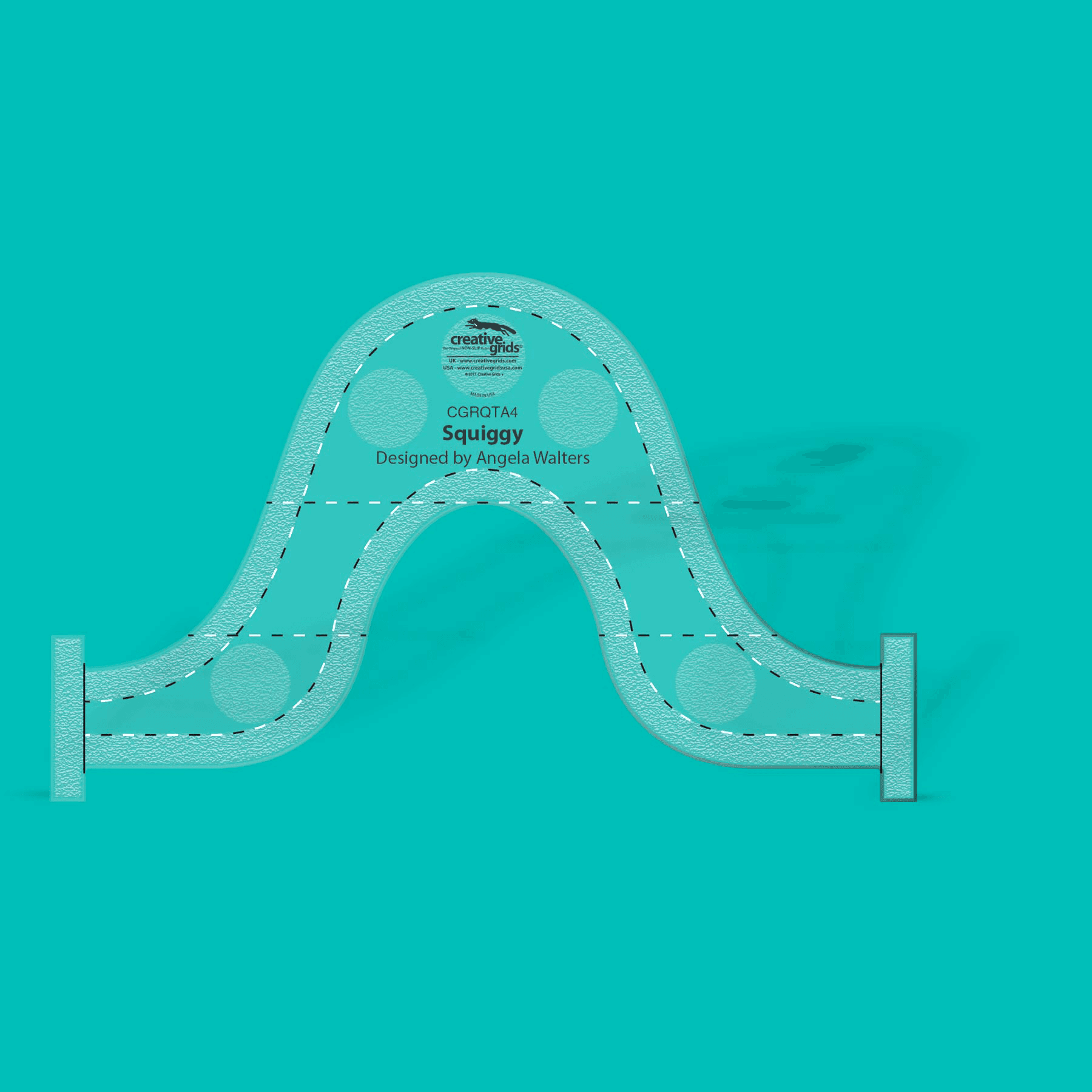 Squiggy by Creative Grids and Angela Walters - Kawartha Quilting and Sewing LTD.