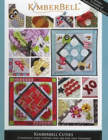 Cuties - 12 Seasonal Tabletoppers - Softcover Book - Kimberbell - Kawartha Quilting and Sewing LTD.