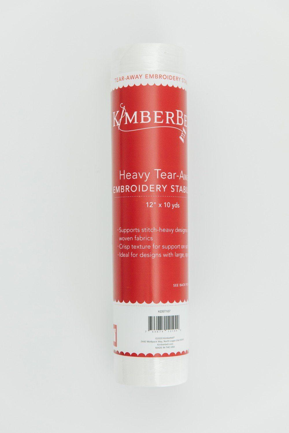 Tear-Away Stabilizer - Heavy - 12" x 10YD - Kimberbell - Kawartha Quilting and Sewing LTD.