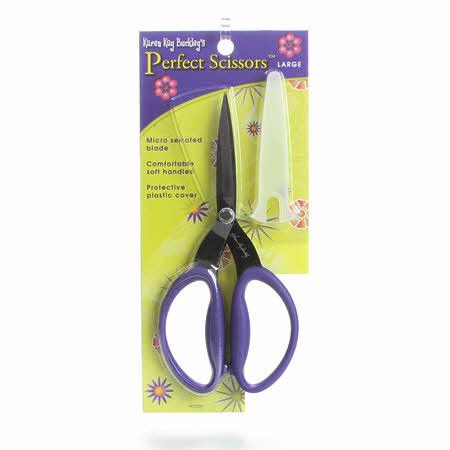 Perfect Scissors Karen Kay Buckley - Purple - Large, 7.5 Inch - Kawartha Quilting and Sewing LTD.