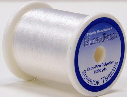 Clear, MonoPoly, 2200YD - Kawartha Quilting and Sewing LTD.