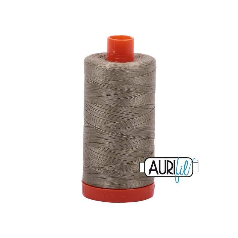 Light Khaki Green, Aurifil, 1300m - Kawartha Quilting and Sewing LTD.