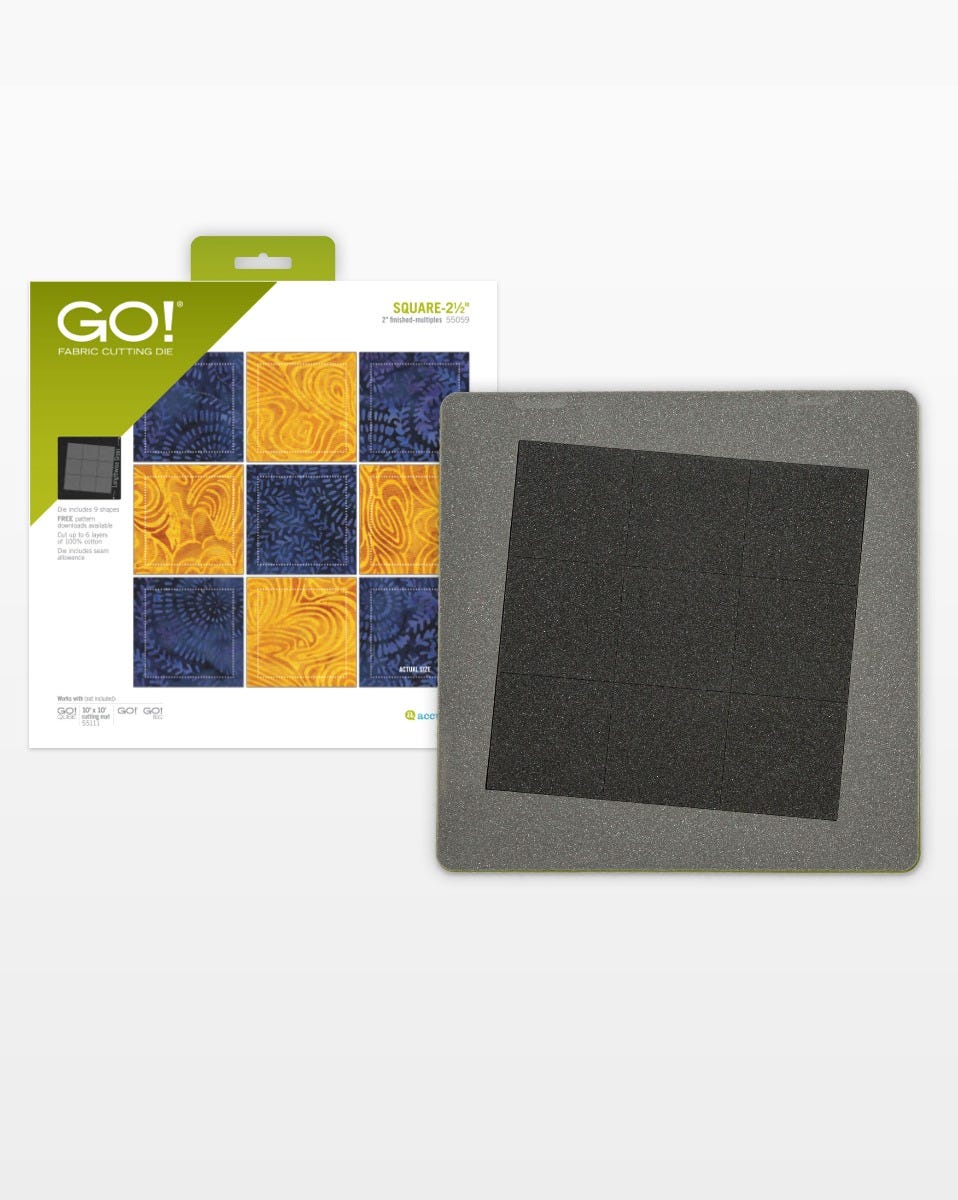 GO! Square - 2 1/2" (2" Finished) Multiples Die (#55059)