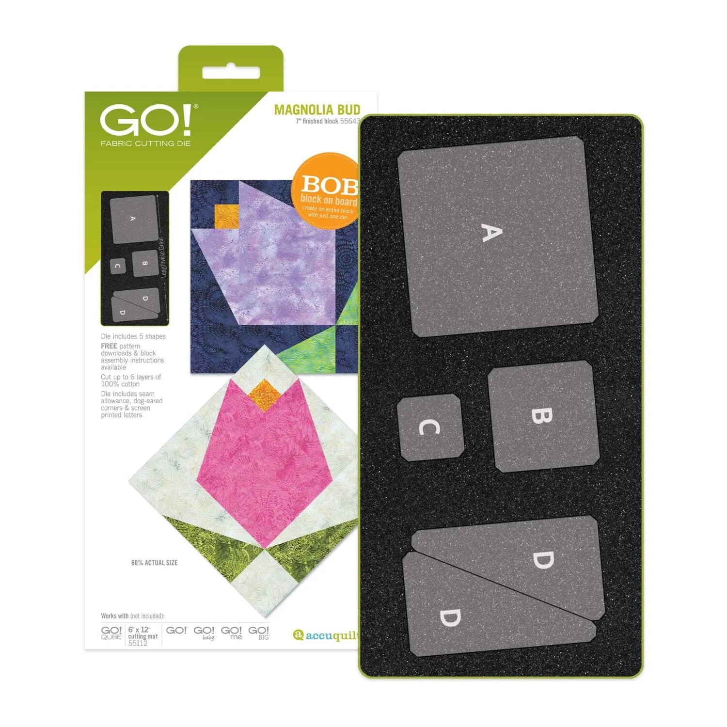 GO! Magnolia Bud - 7" Finished Die (#55643)