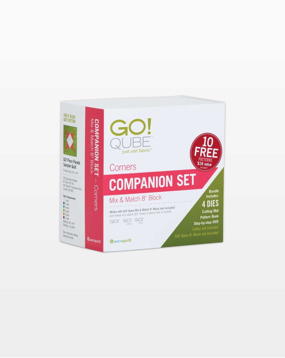 GO! Qube 8" Companion Set - Corners (#55785)