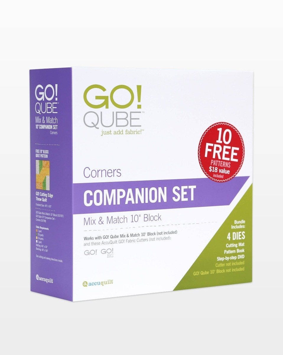 GO! Qube 10" Companion Set - Corners (#55798)