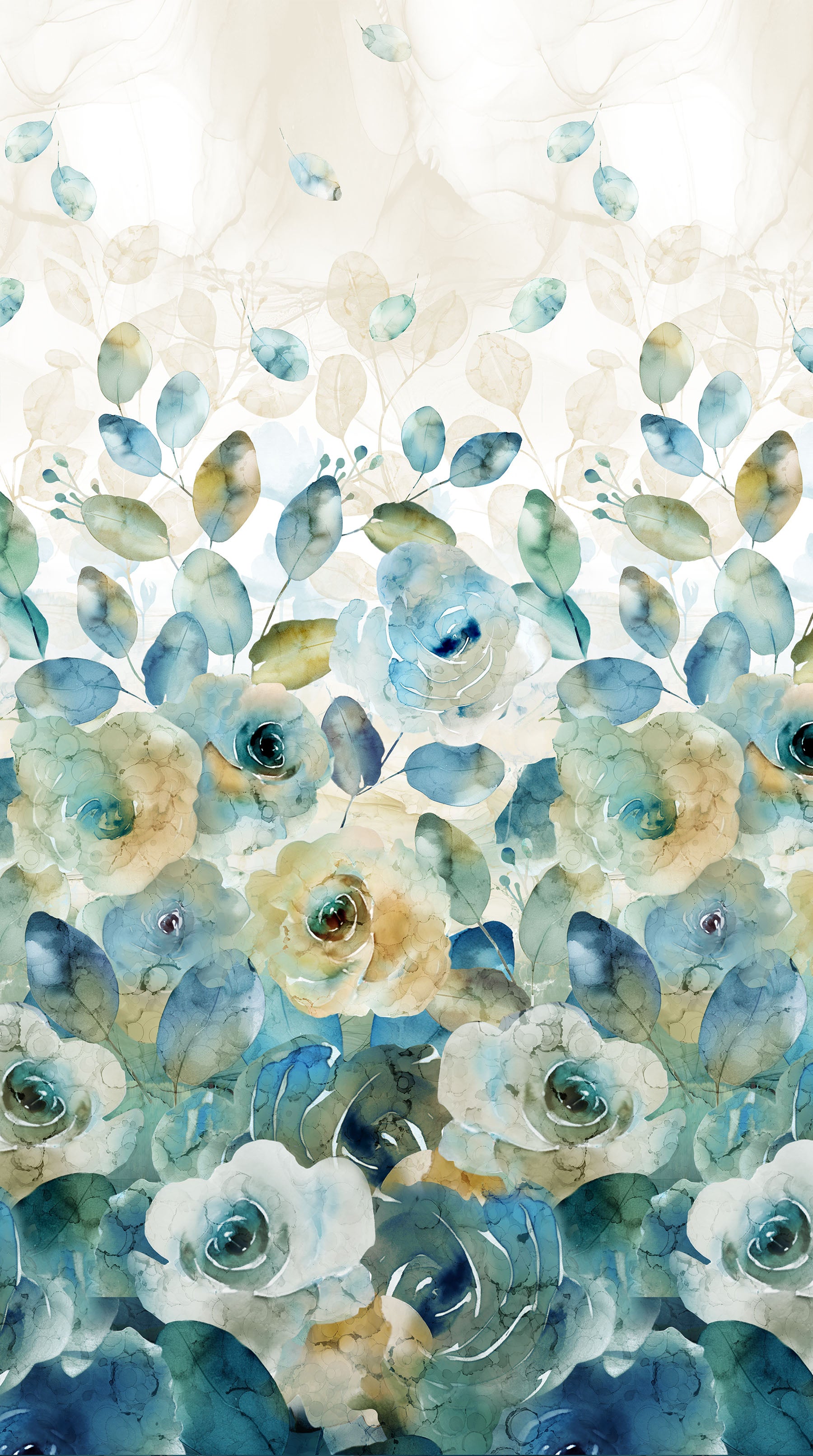 Bloomsbury - Floral-Full - Cream Multi - 44" Wide - Northcott
