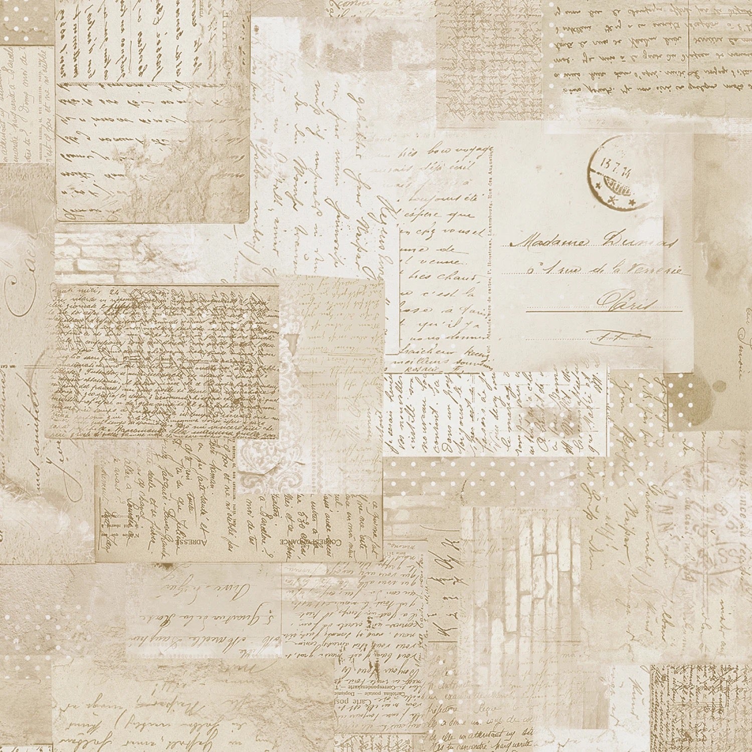 Ephemera - Parchment - 108" Wide - Windham