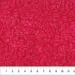 Rose Garden - Scratch - Lipstick Red - 44" Wide - Banyan Batiks