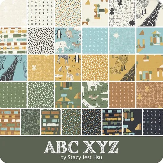 ABC XYZ - Layer Cake - 10" Squares - 42 Pieces - Moda