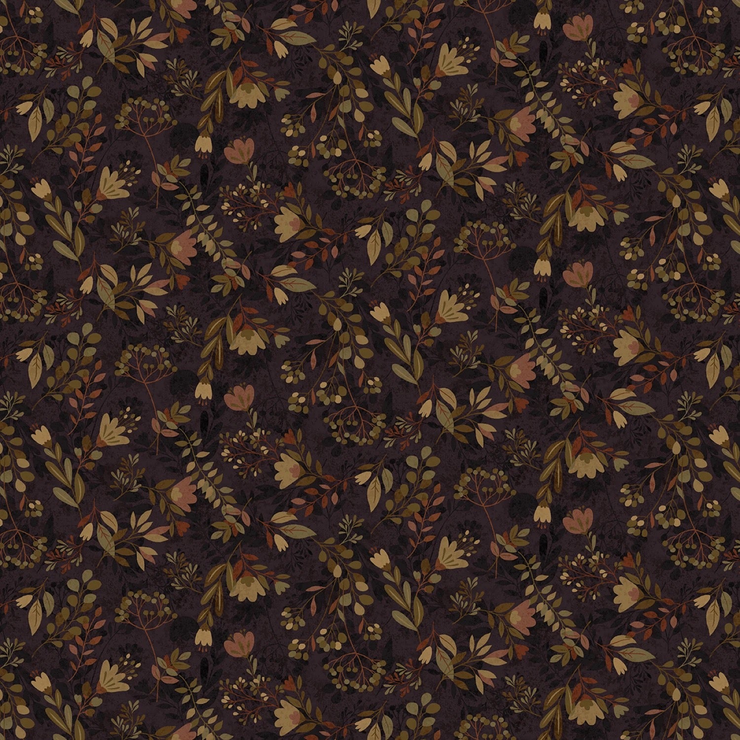 Meadow - Black - 108" Wide - Henry Glass