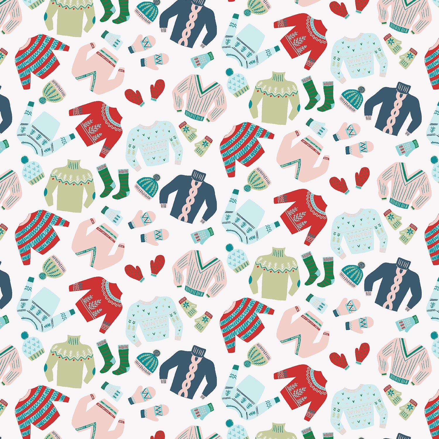 Snow Day Fun - Ice and Snow - 304285-02 - 44" Wide - RJR Fabrics