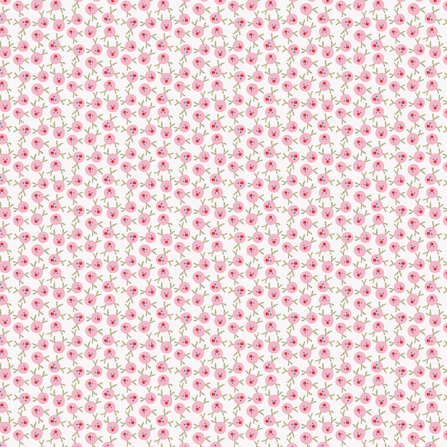 Snow Day Fun - Pink - 304285-12 - 44" Wide - RJR Fabrics