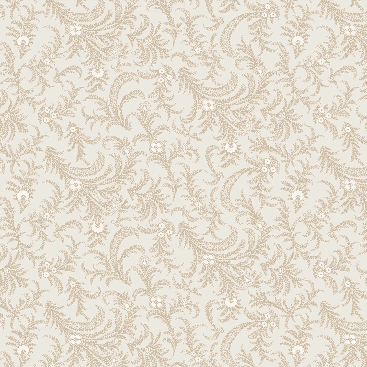Delicate Paisley - Linen - 108" Wide - Windham