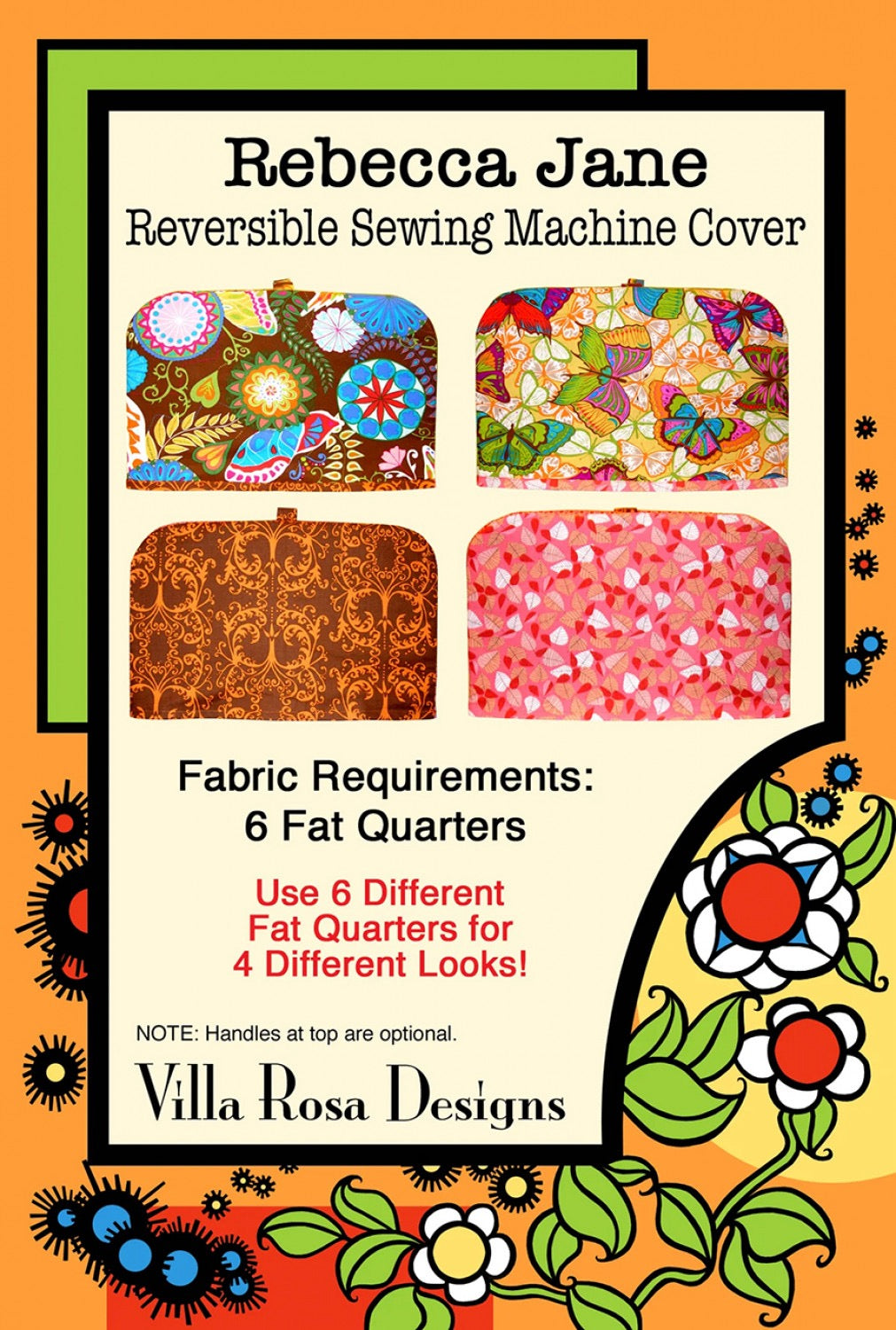 Rebecca Jane Sewing Machine Cover - Quilt Pattern - Villa Rosa Designs