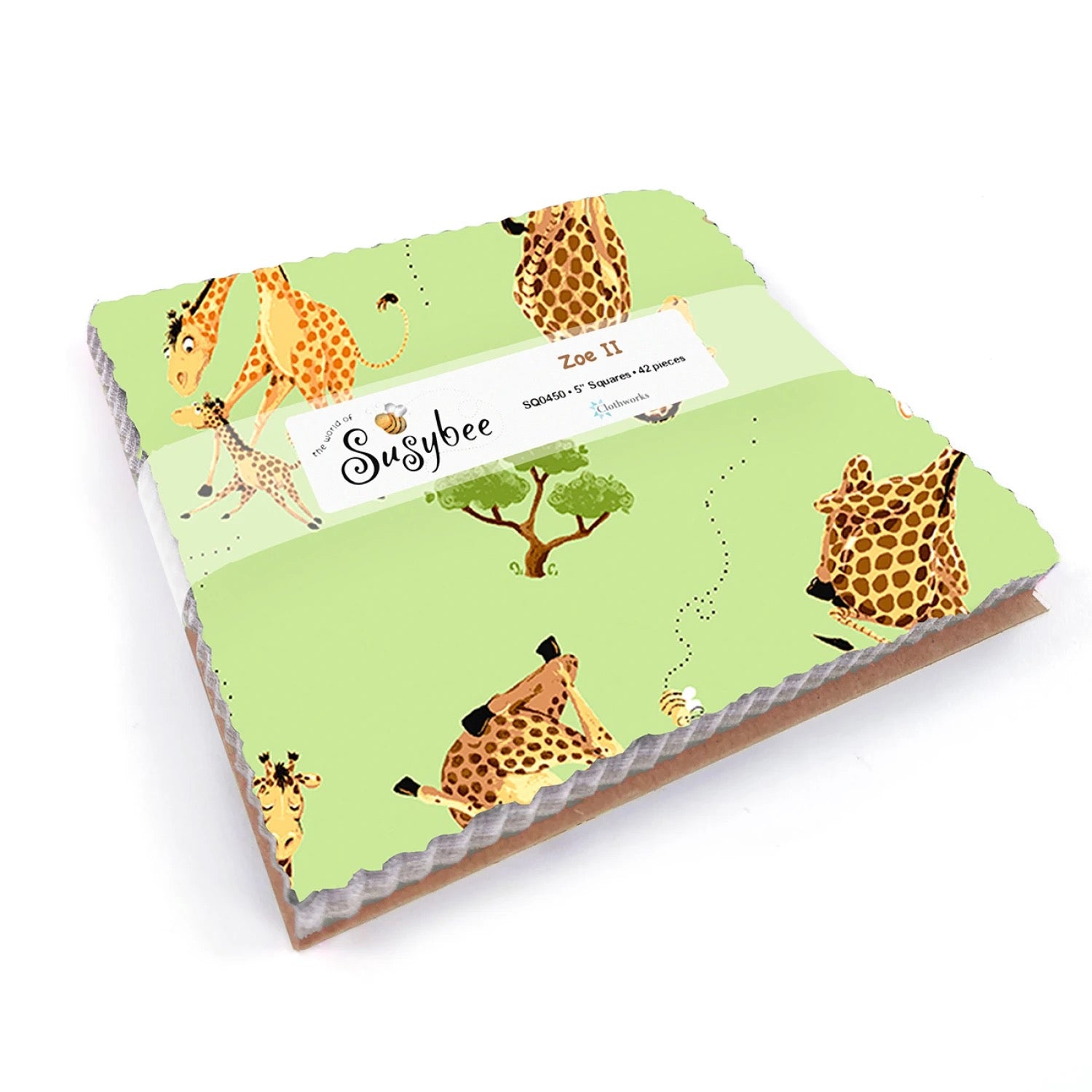 Zoe 2 - Charm Pack - 5" Squares - 42 Pieces - Susybee