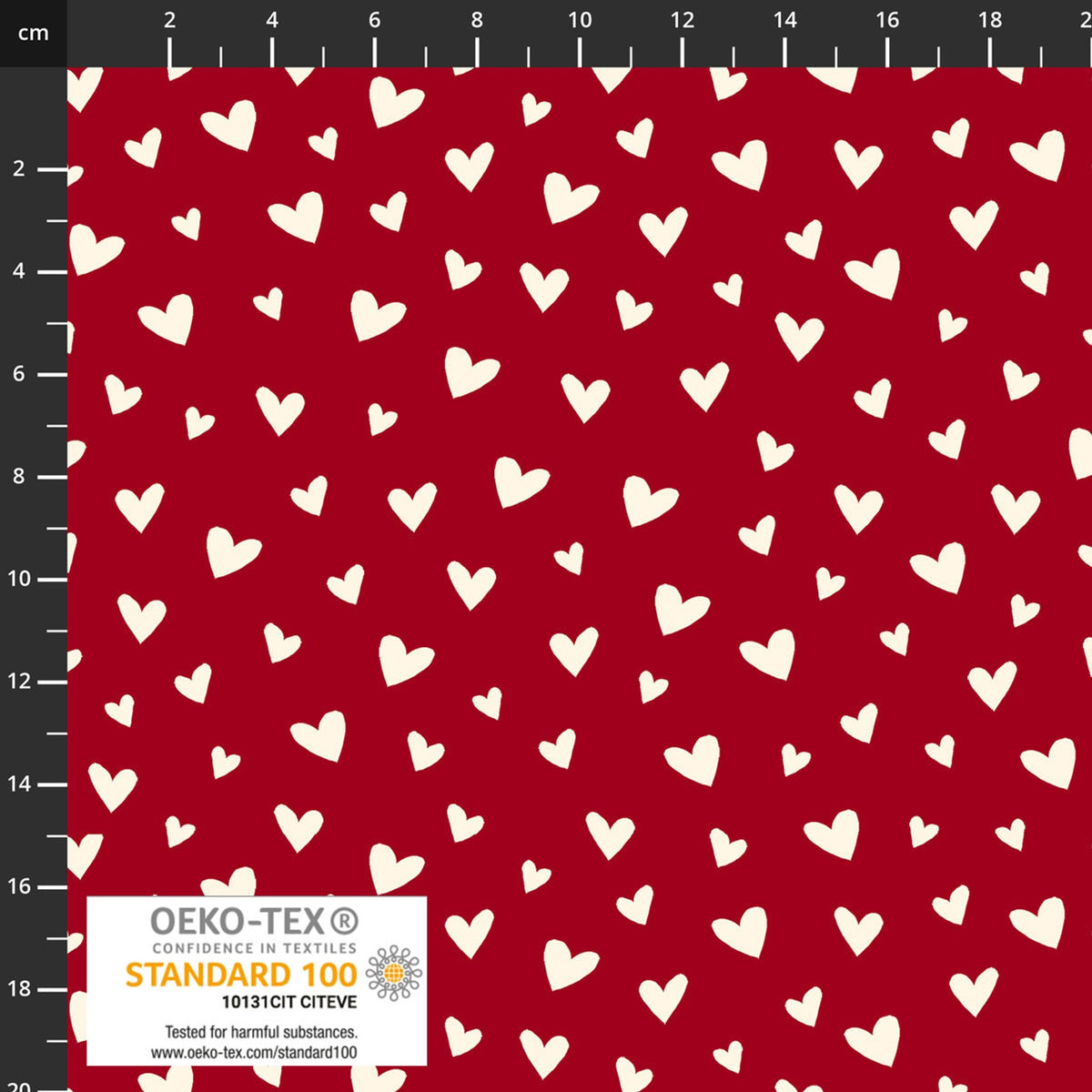 Nordic Noel - Red - 4497-142 - 44" Wide - Stof