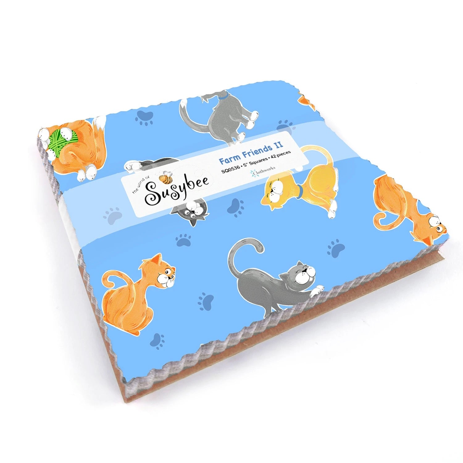 Farm Friends - Charm Pack - 5" Squares - 42 Pieces - Susybee