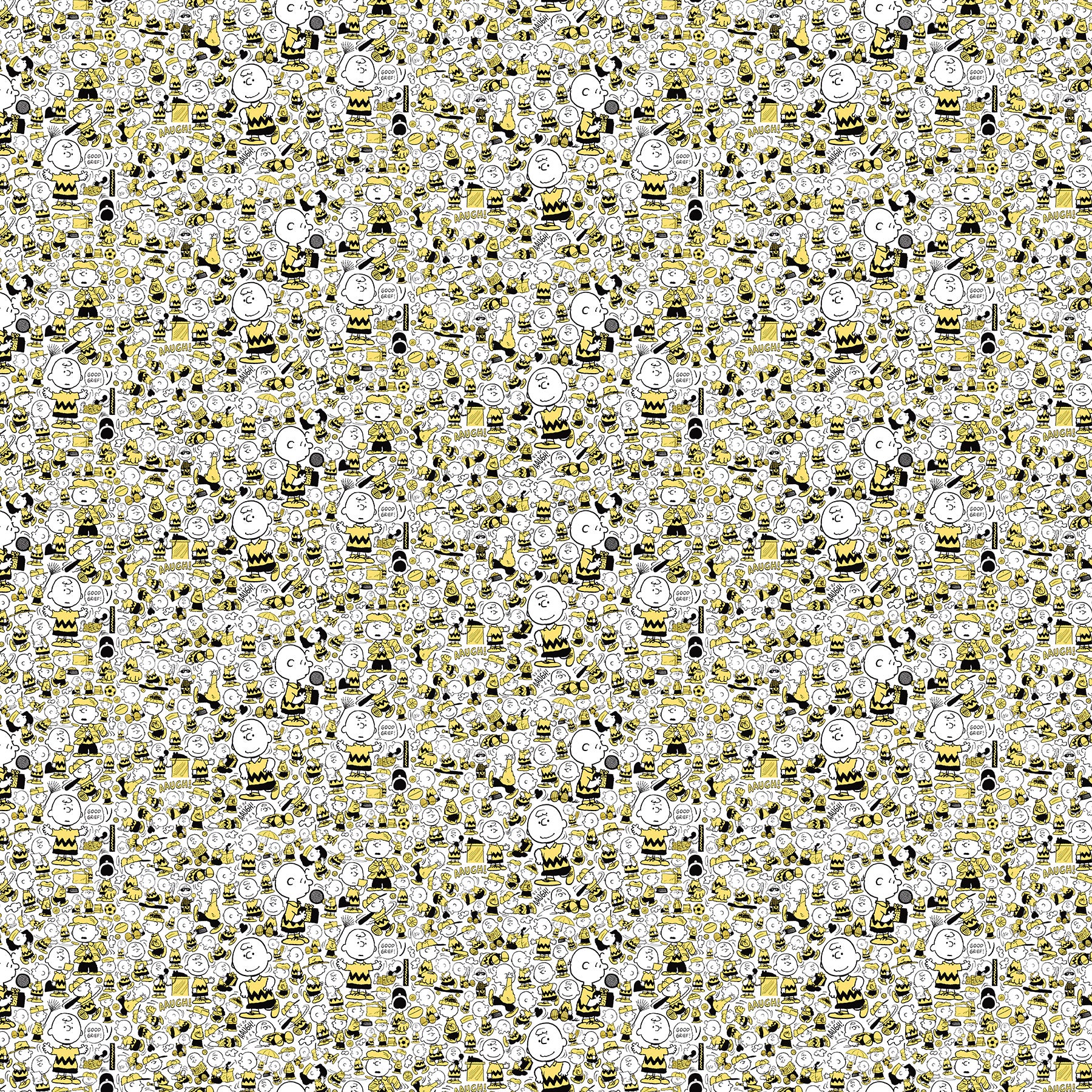Charlie - White Multi  - 44" Wide - Peanuts