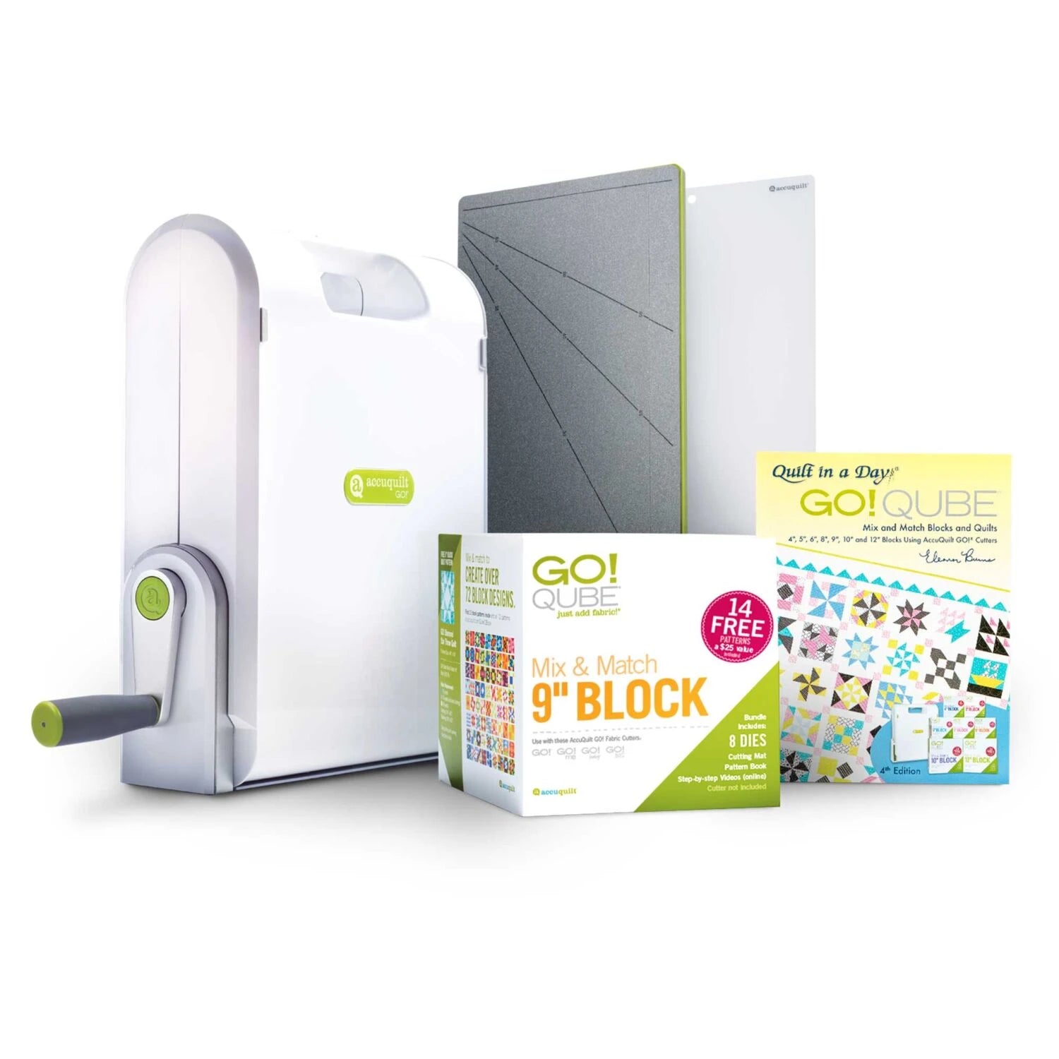 Ready. Set. GO! Ultimate Fabric Cutting System with 9" Qube (#55700W9)