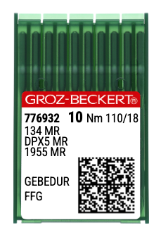Groz-Beckert Size 110/18 (4.0) MR FFG Titanium Needle - 1 Package of 10 Needles