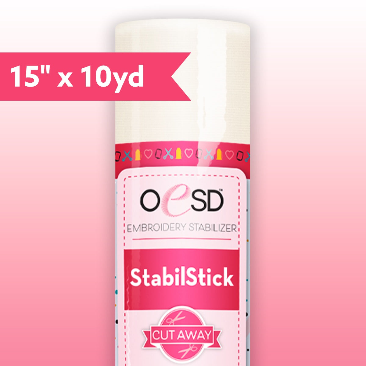 StabilStick CutAway - 15" x 10yd - OESD