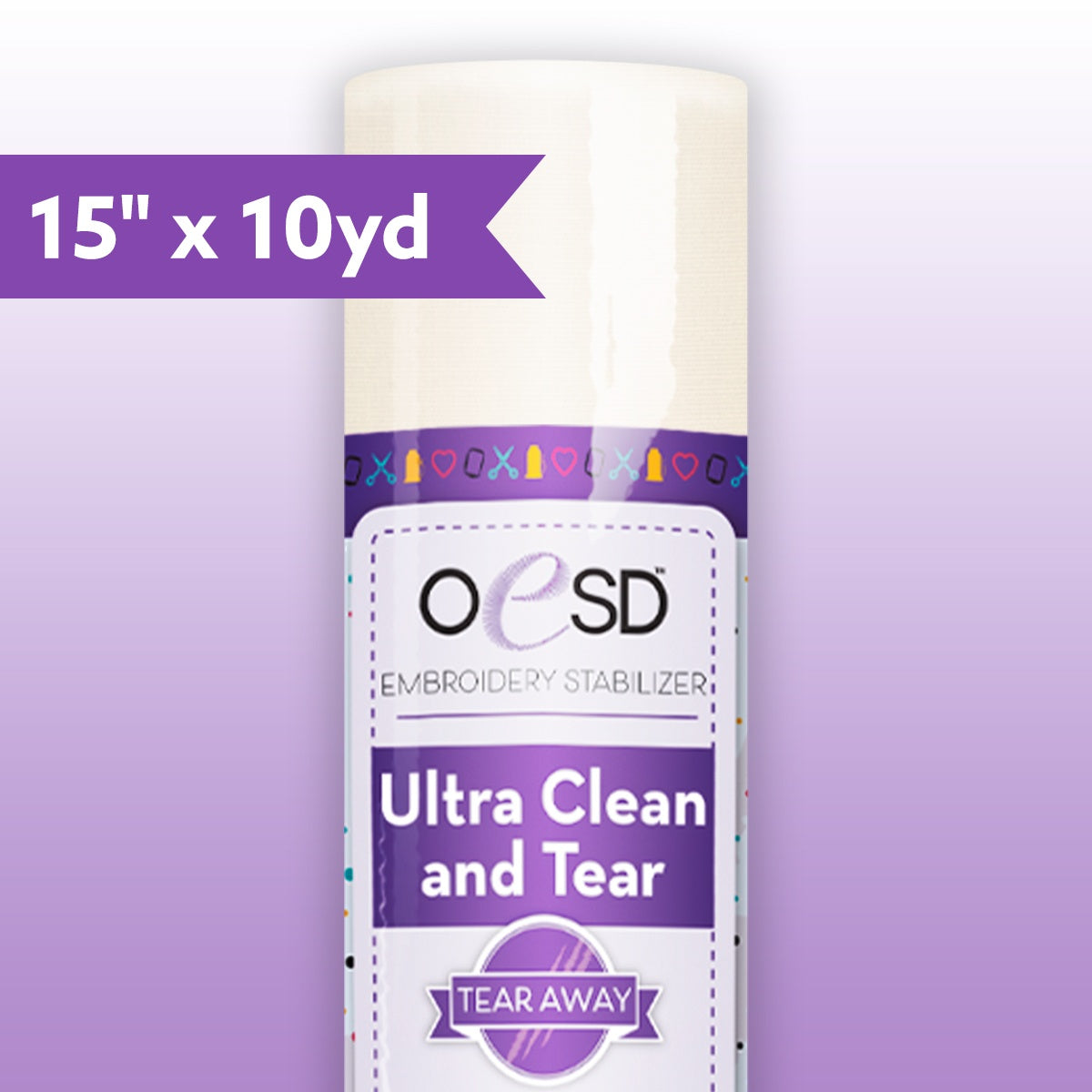 Ultra Clean and Tear - 15" x 10yd - OESD