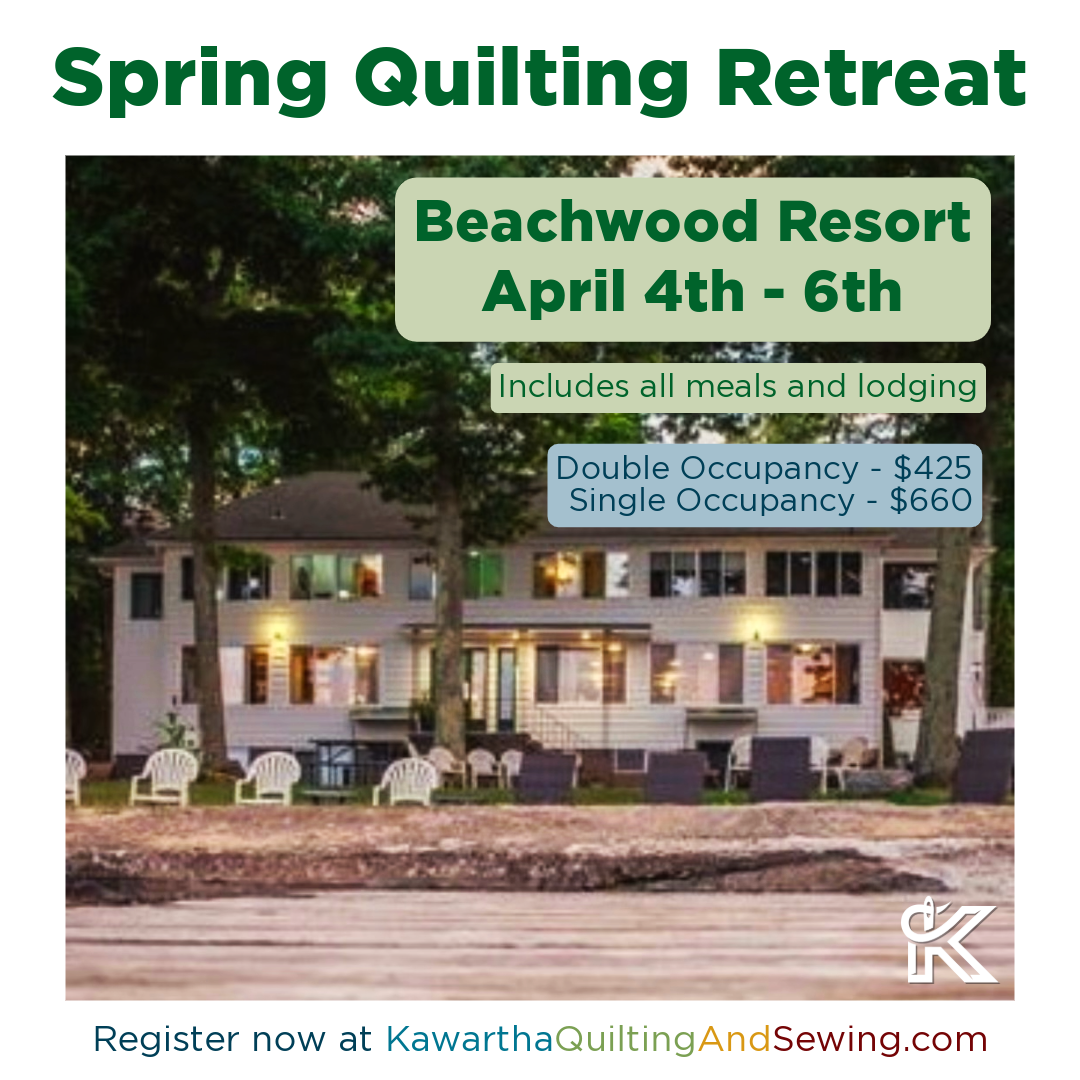 Spring Quilting Retreat - Beachwood Resort - Double Occupancy