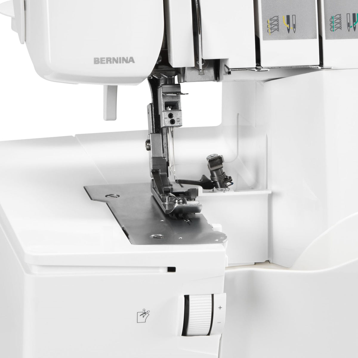 BERNINA L450 Serger close-up of needle and presser-foot area
